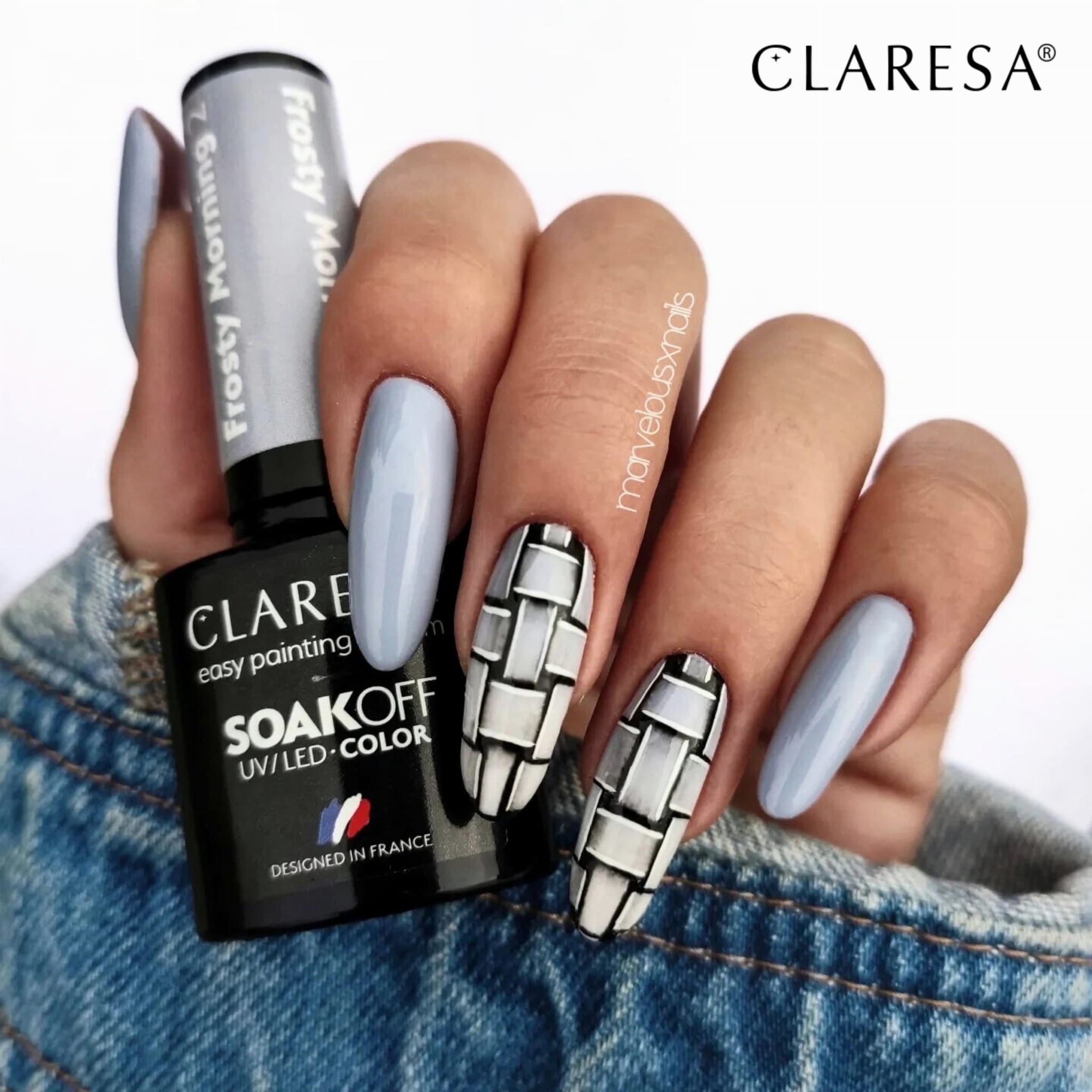 JustNails.pl JustNails Produkty do paznokci CLARESA Lakier hybrydowy Frosty Morning 2 5g Lakiery hybrydowe