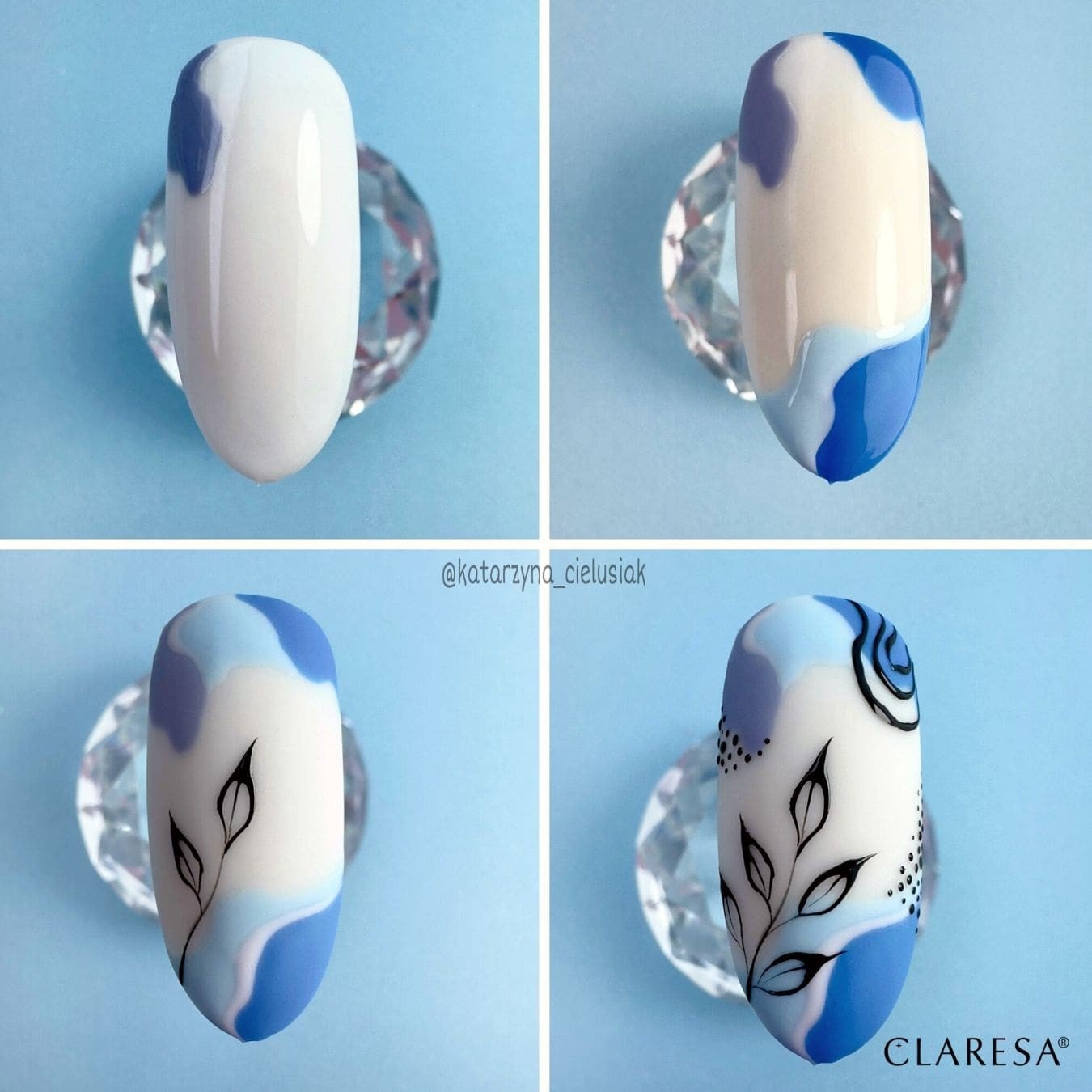 JustNails.pl JustNails Produkty do paznokci CLARESA Lakier hybrydowy Frosty Morning 2 5g Lakiery hybrydowe