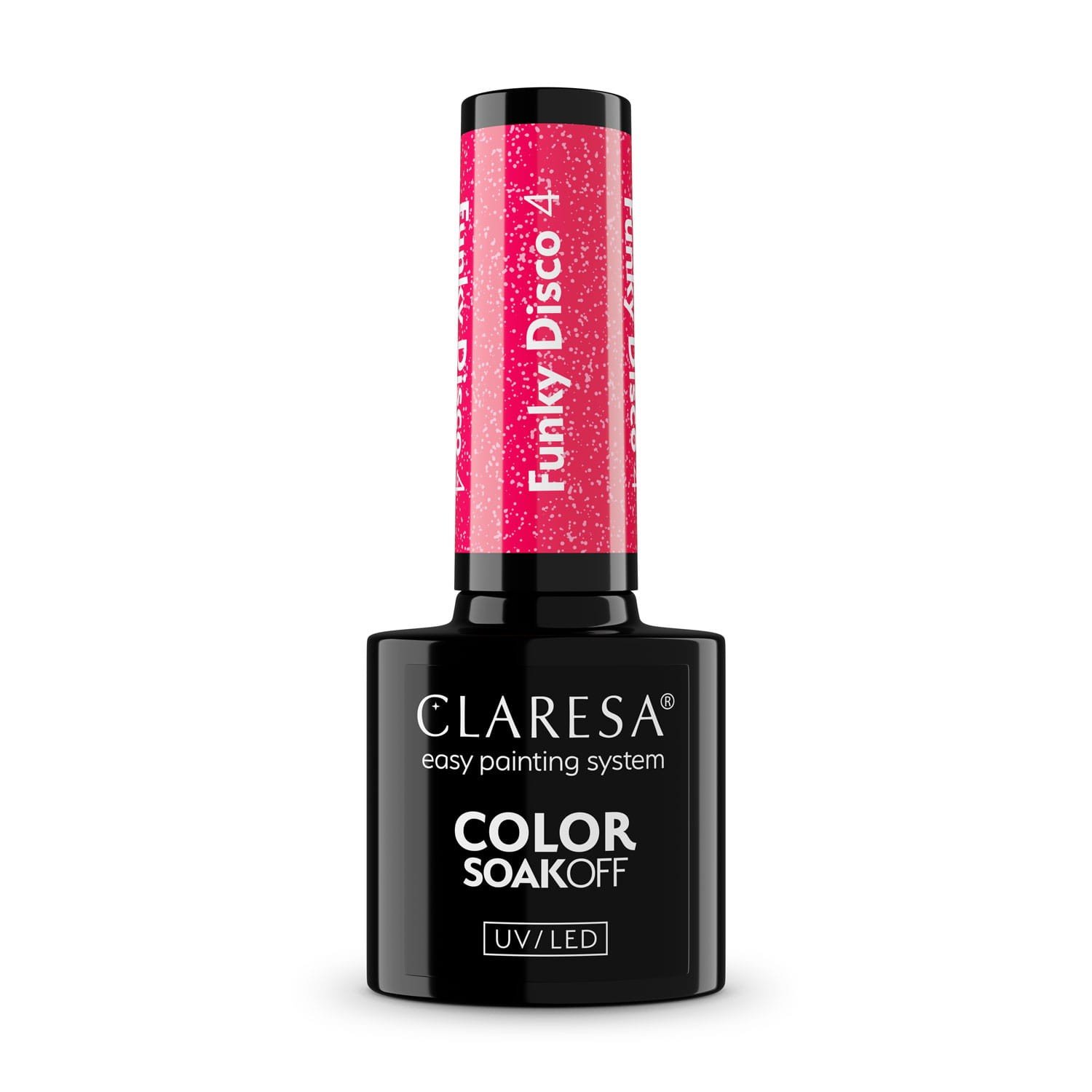 JustNails.pl JustNails Produkty do paznokci CLARESA Lakier hybrydowy Funky Disco 4 5g Lakiery hybrydowe