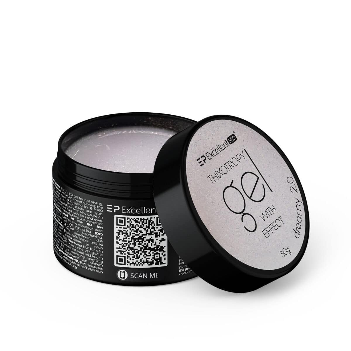 JustNails.pl JustNails Produkty do paznokci EXCELLENT PRO Żel budujący Thixotropy gel with effect Dreamy 2.0 30g Żele budujące