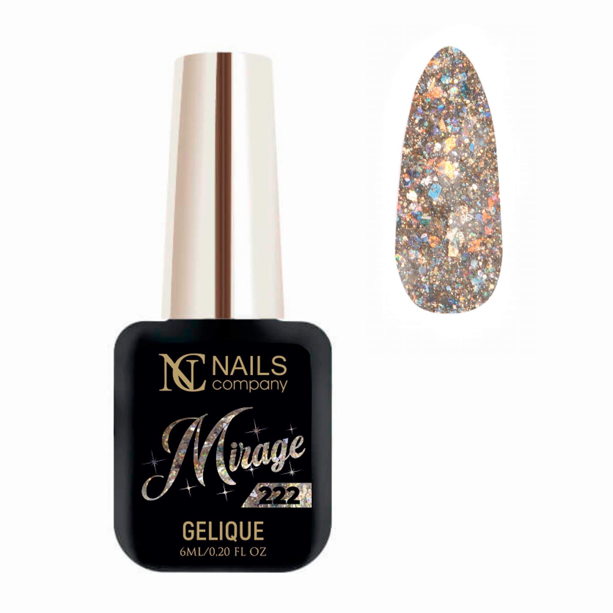 JustNails.pl Produkty do paznokci NAILS COMPANY Lakier hybrydowy Mirage 222 6ml