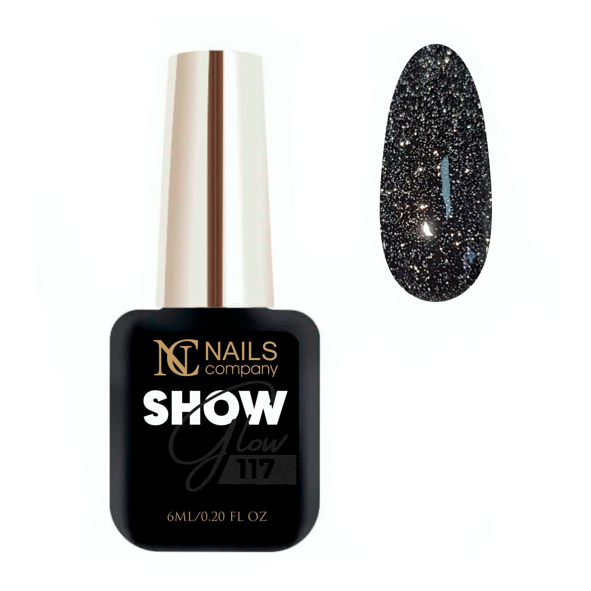 JustNails.pl Produkty do paznokci NAILS COMPANY Lakier hybrydowy Show Glow 117 6ml