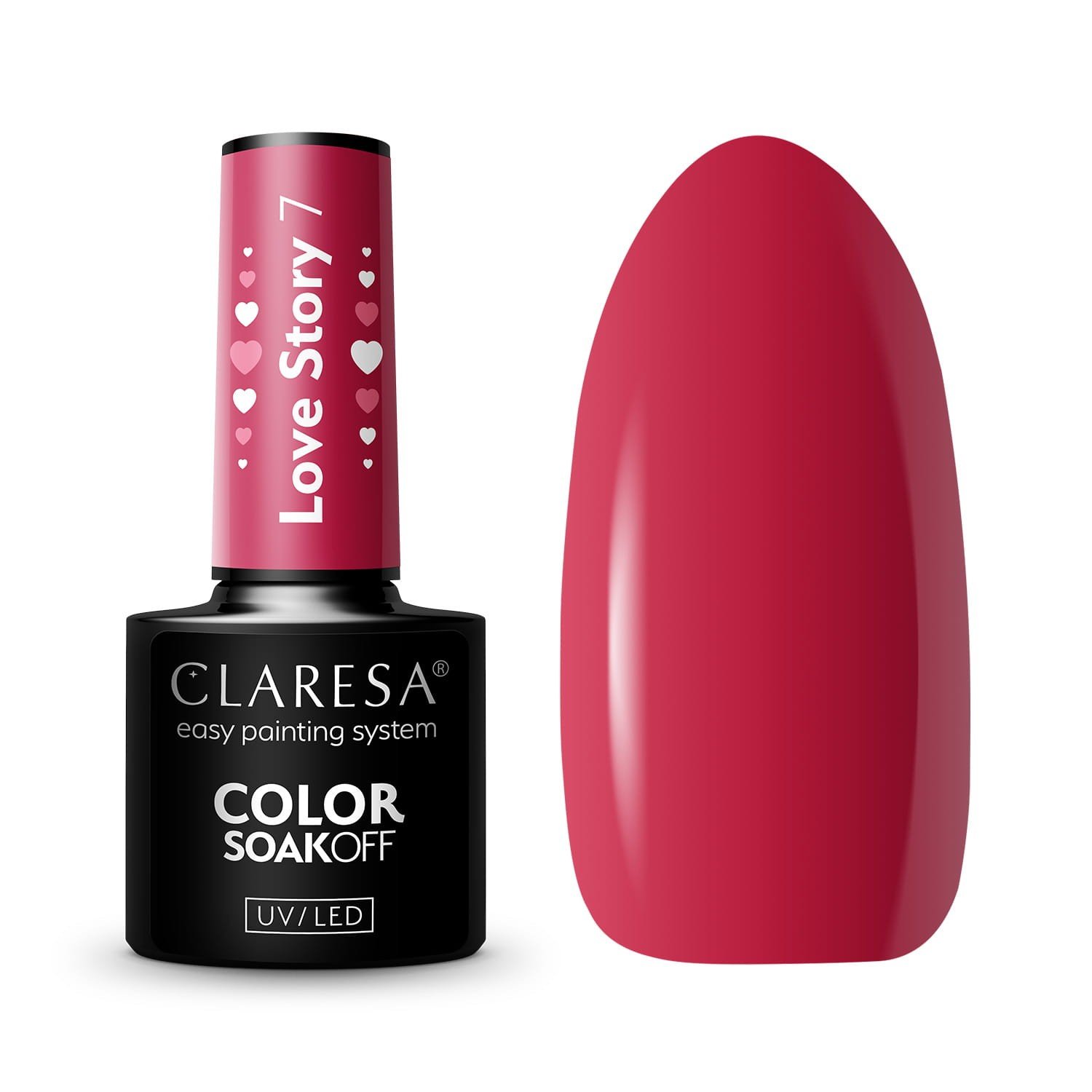 JustNails.pl JustNails Produkty do paznokci CLARESA Lakier hybrydowy Love Story 7 5g Lakiery hybrydowe