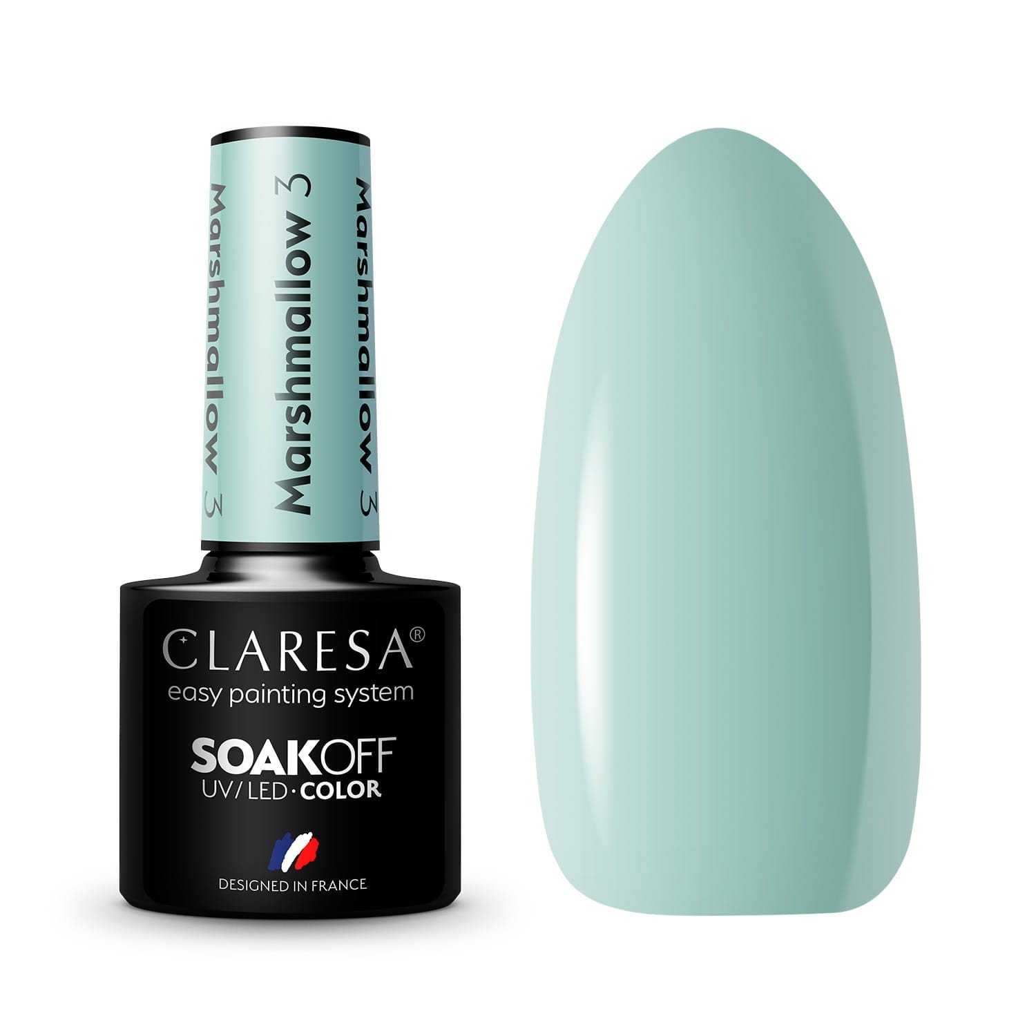 JustNails.pl JustNails Produkty do paznokci CLARESA Lakier hybrydowy Marshmallow 3 5g Lakiery hybrydowe