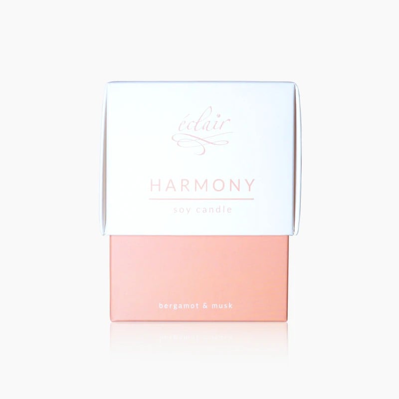 JustNails.pl Produkty do paznokci ÉCLAIR Świeca zapachowa Harmony Bergamot & Musk 280ml