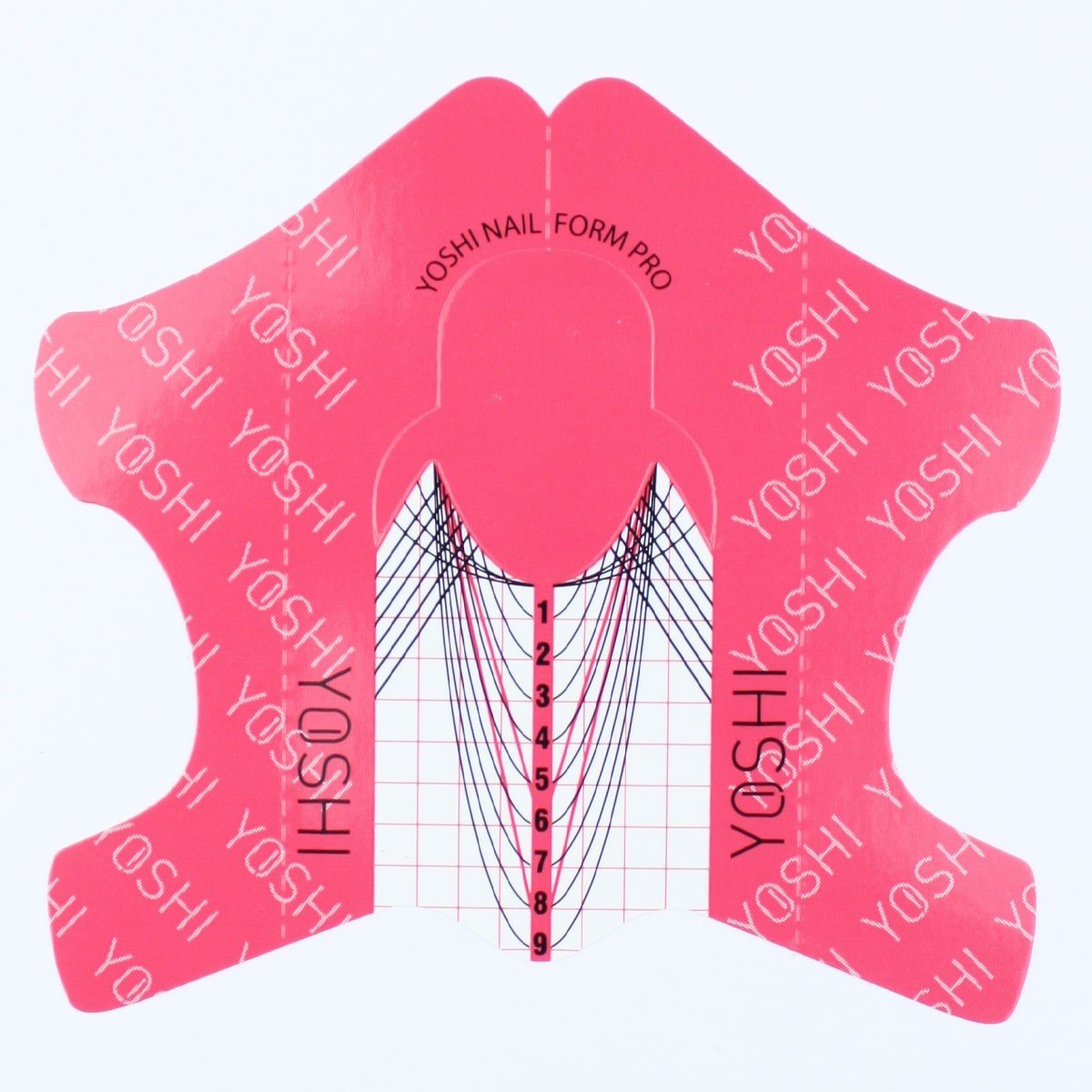 JustNails.pl JustNails Produkty do paznokci YOSHI Szablony do przedłużania paznokci 100 szt. różowe Akcesoria