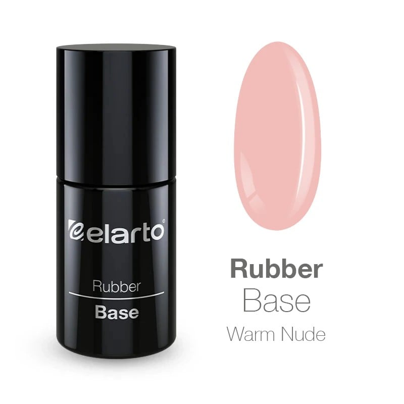 JustNails.pl JustNails Produkty do paznokci ELARTO Baza kauczukowa Rubber Base Warm Nude 7ml Bazy