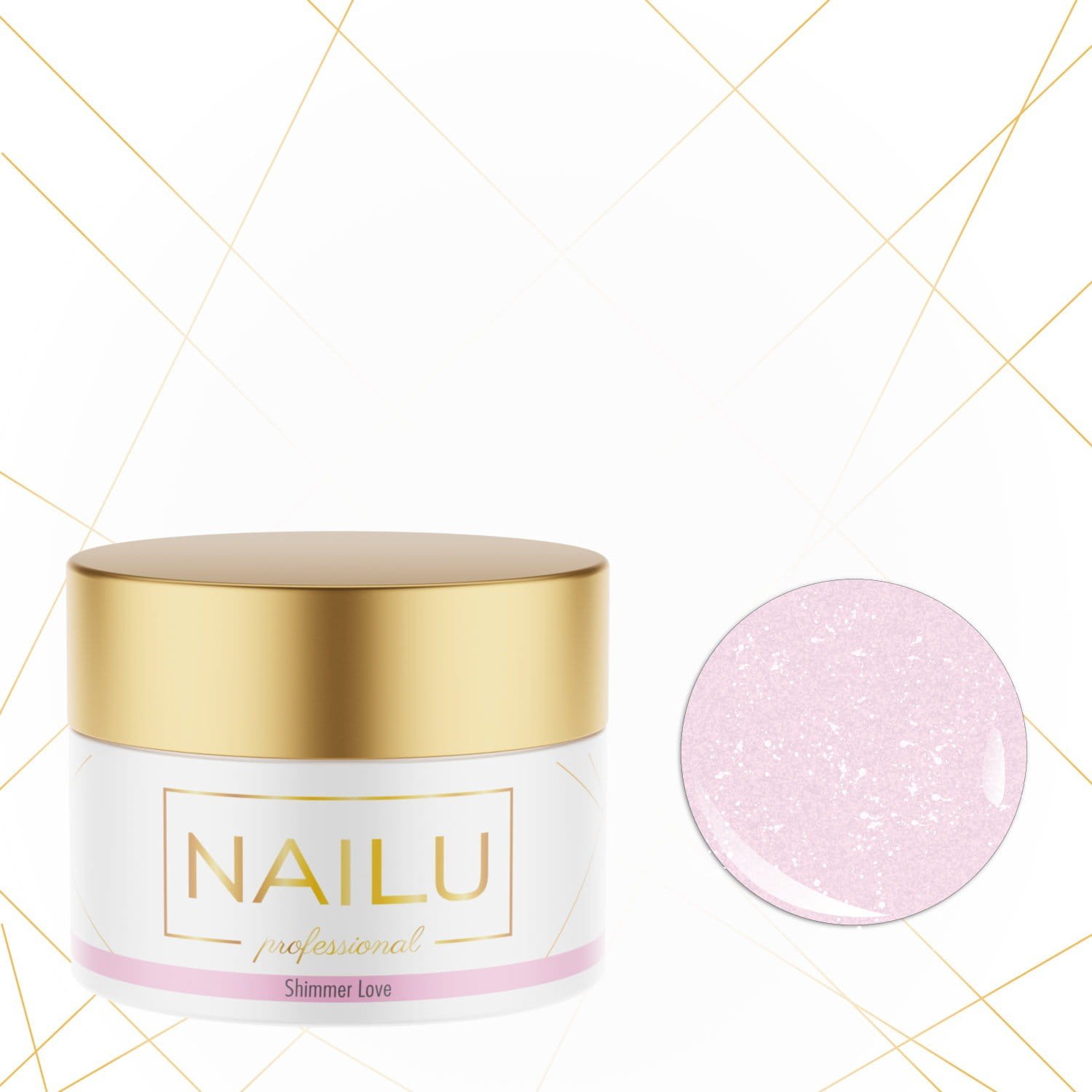 JustNails.pl Produkty do paznokci NAILU Żel budujący Creamy #23 Shimmer Love 50g
