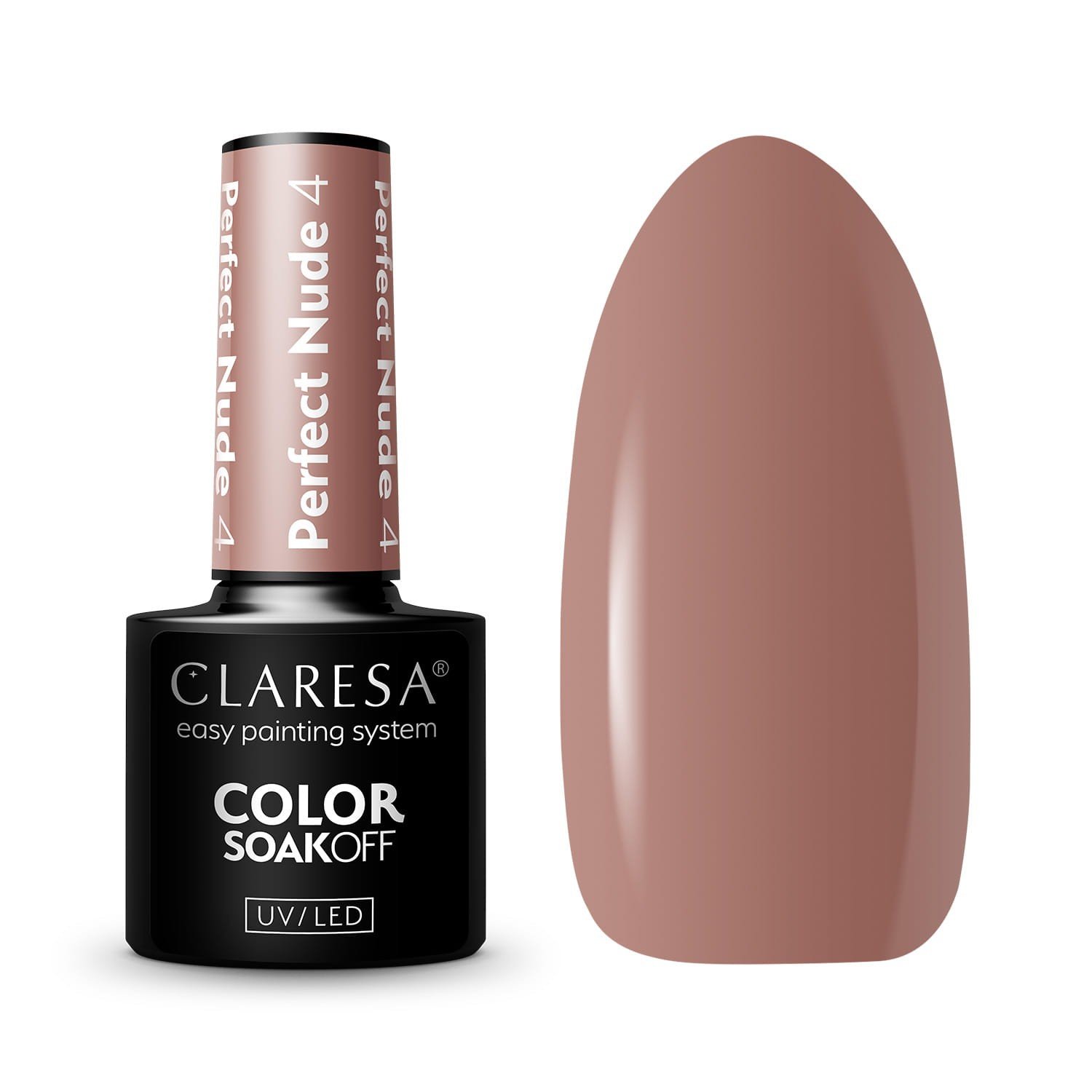 JustNails.pl JustNails Produkty do paznokci CLARESA Lakier hybrydowy Perfect Nude 4 5g Lakiery hybrydowe