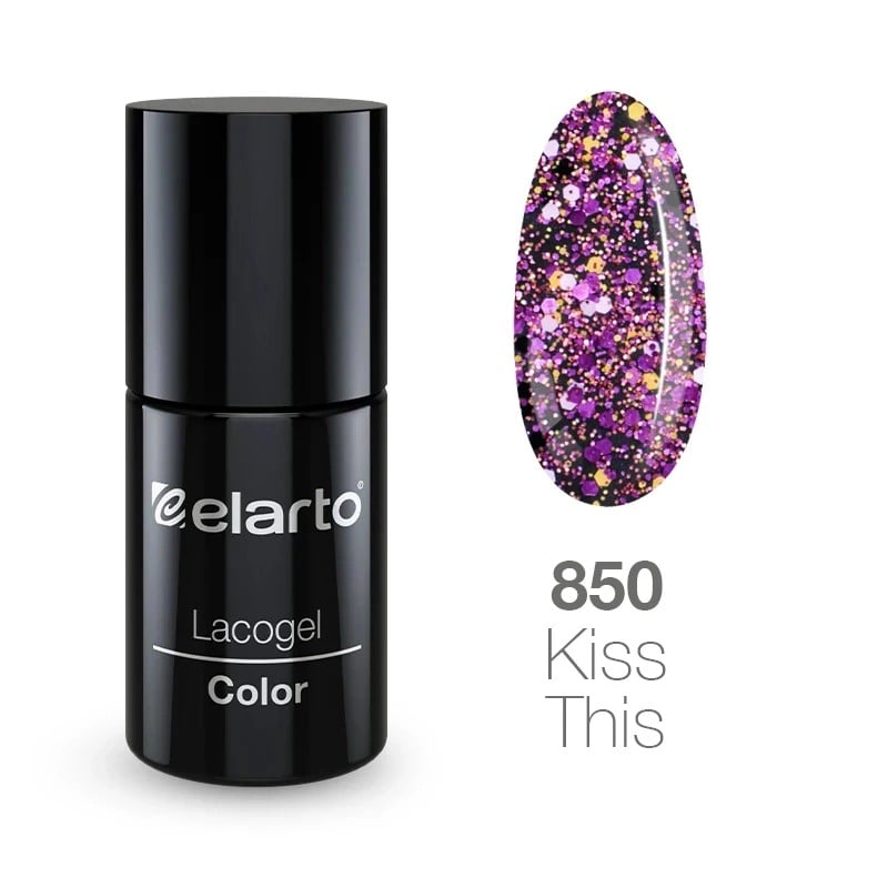JustNails.pl JustNails Produkty do paznokci ELARTO Lakier hybrydowy Pinch of Love 850 Kiss This 7ml Lakiery hybrydowe