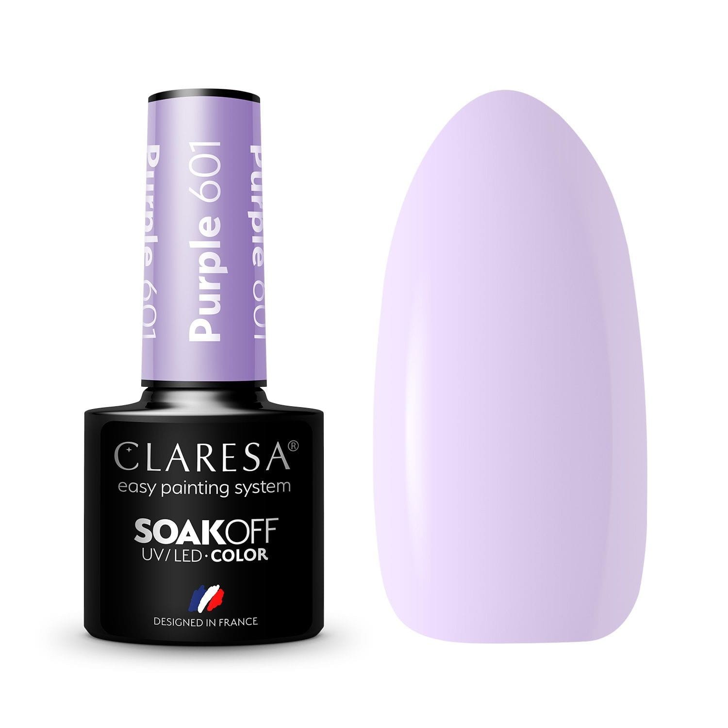 JustNails.pl JustNails Produkty do paznokci CLARESA Lakier hybrydowy Purple 601 5g Lakiery hybrydowe