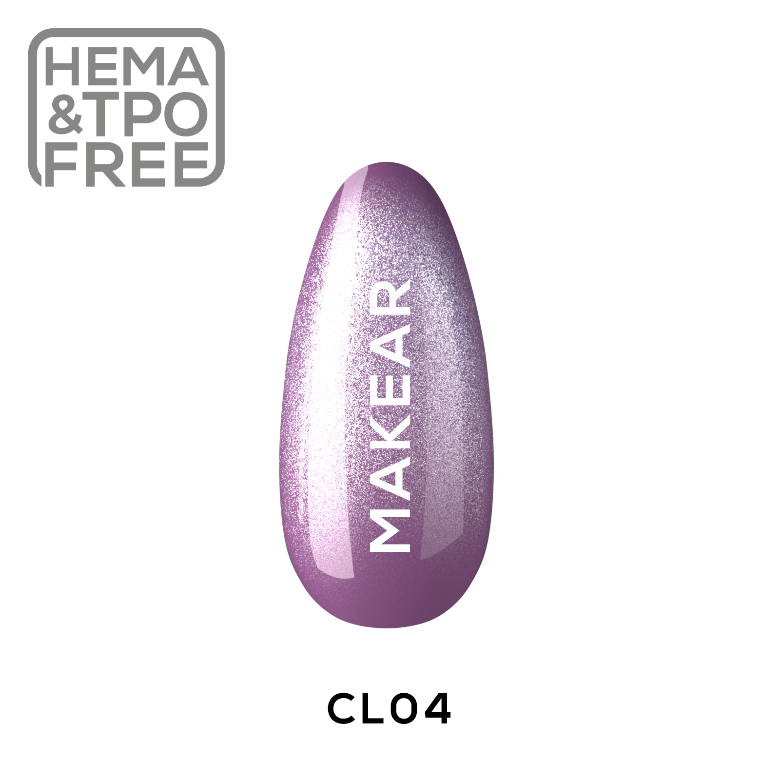 JustNails.pl Produkty do paznokci MAKEAR Lakier hybrydowy Glow In The Dark CL04 Paris Midnight 8ml