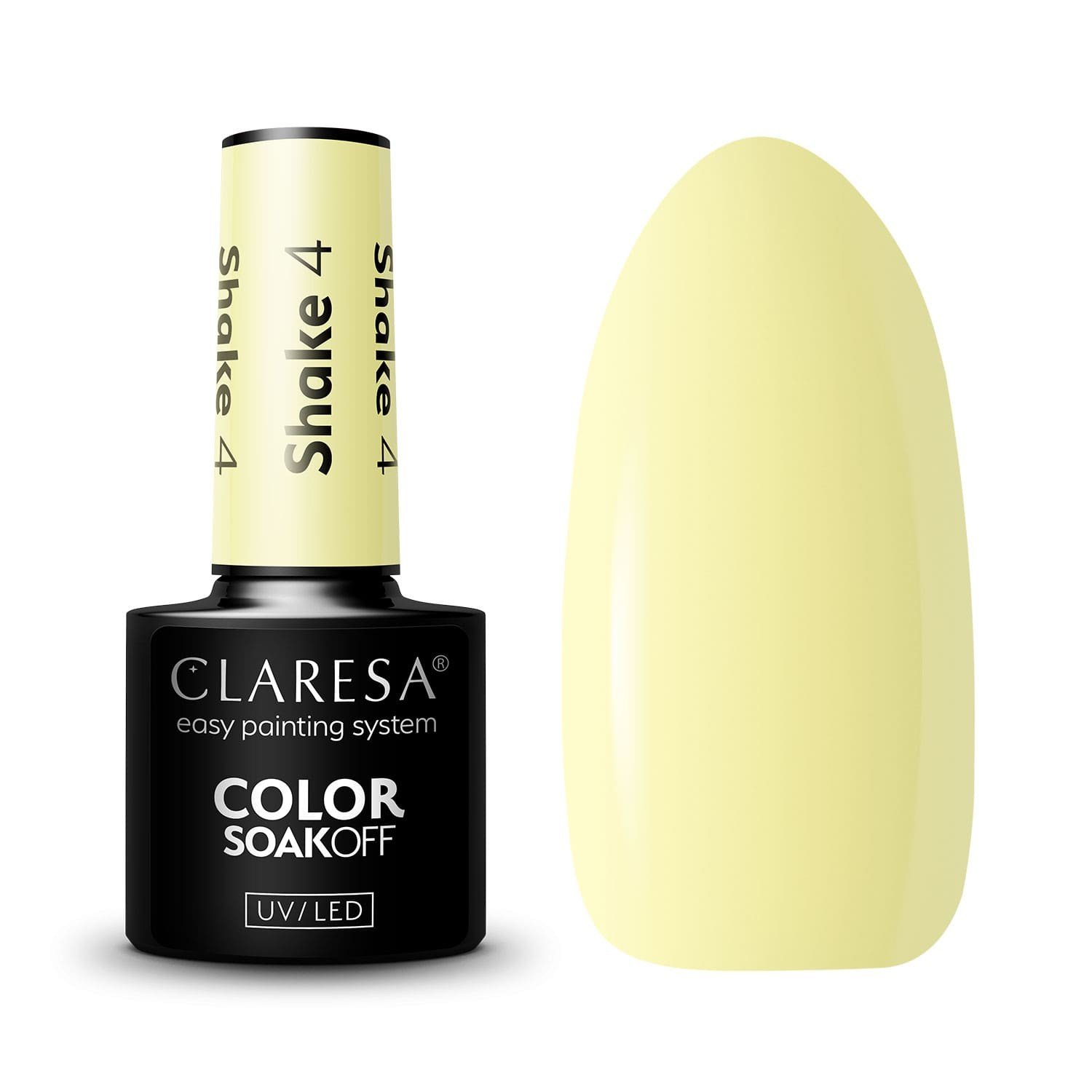 JustNails.pl JustNails Produkty do paznokci CLARESA Lakier hybrydowy Shake 4 5g Lakiery hybrydowe