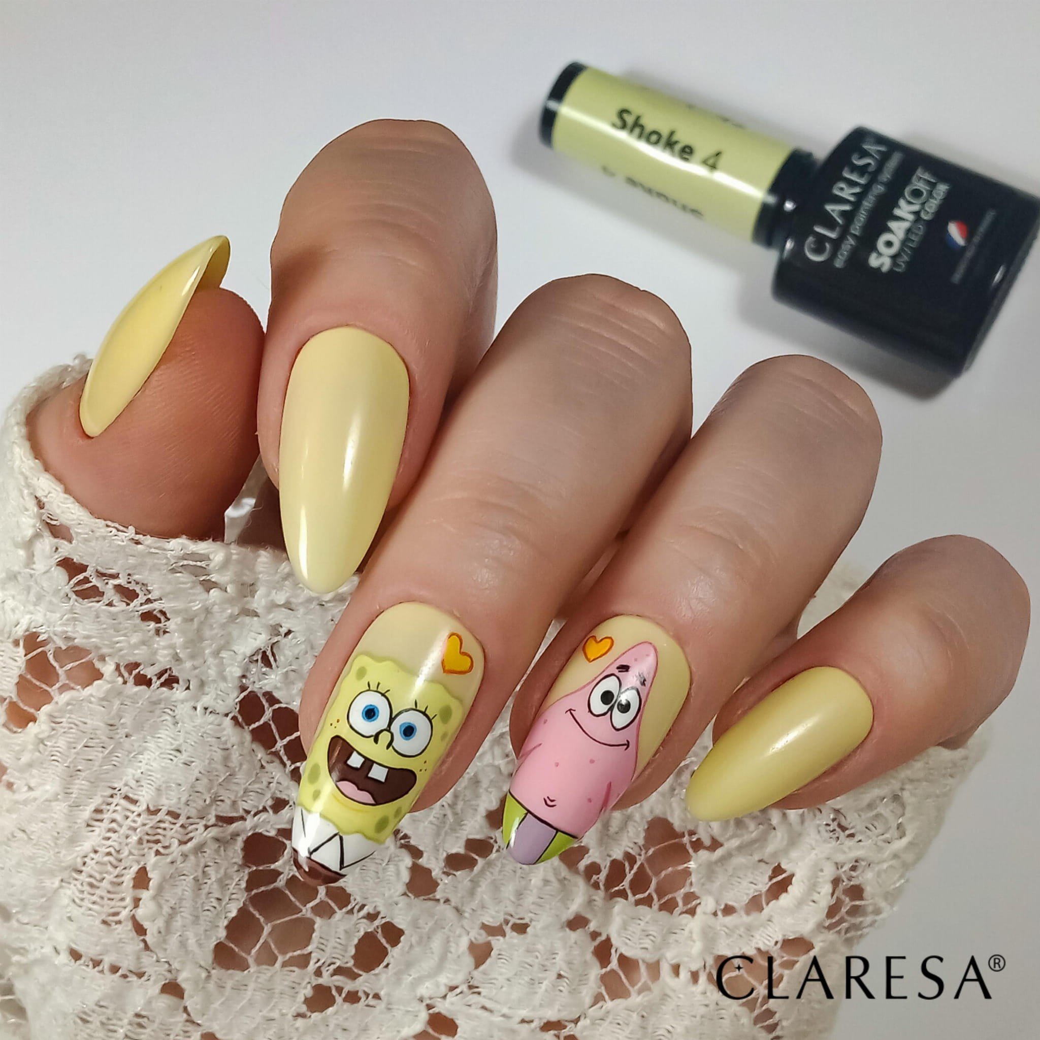 JustNails.pl JustNails Produkty do paznokci CLARESA Lakier hybrydowy Shake 4 5g Lakiery hybrydowe