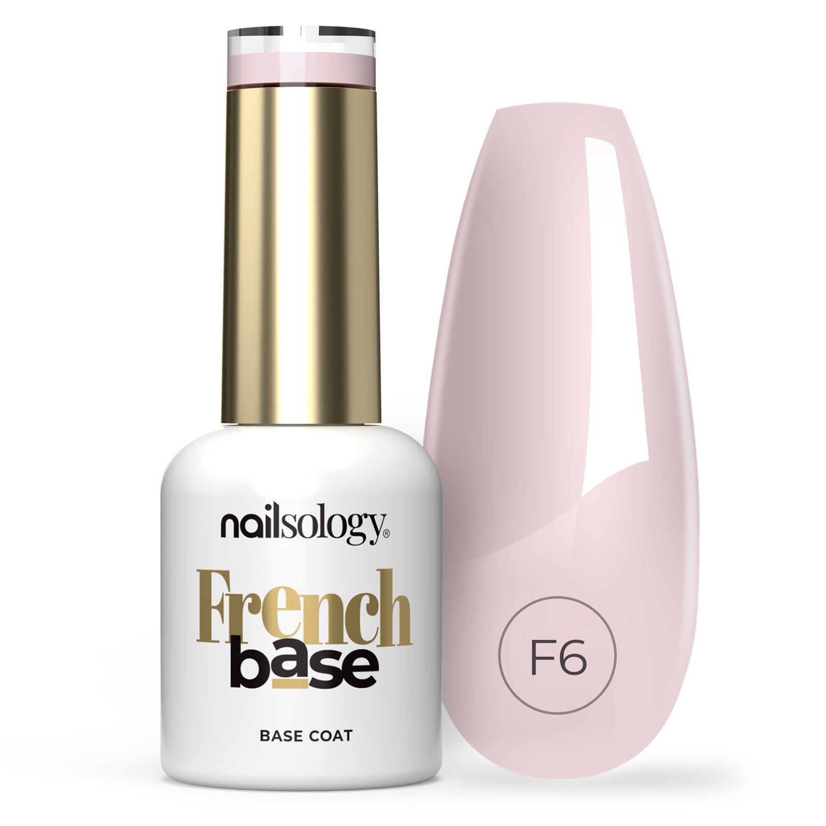 JustNails.pl Produkty do paznokci CLAVIER Baza French Base Nailsology F6 Marshmallow 8ml