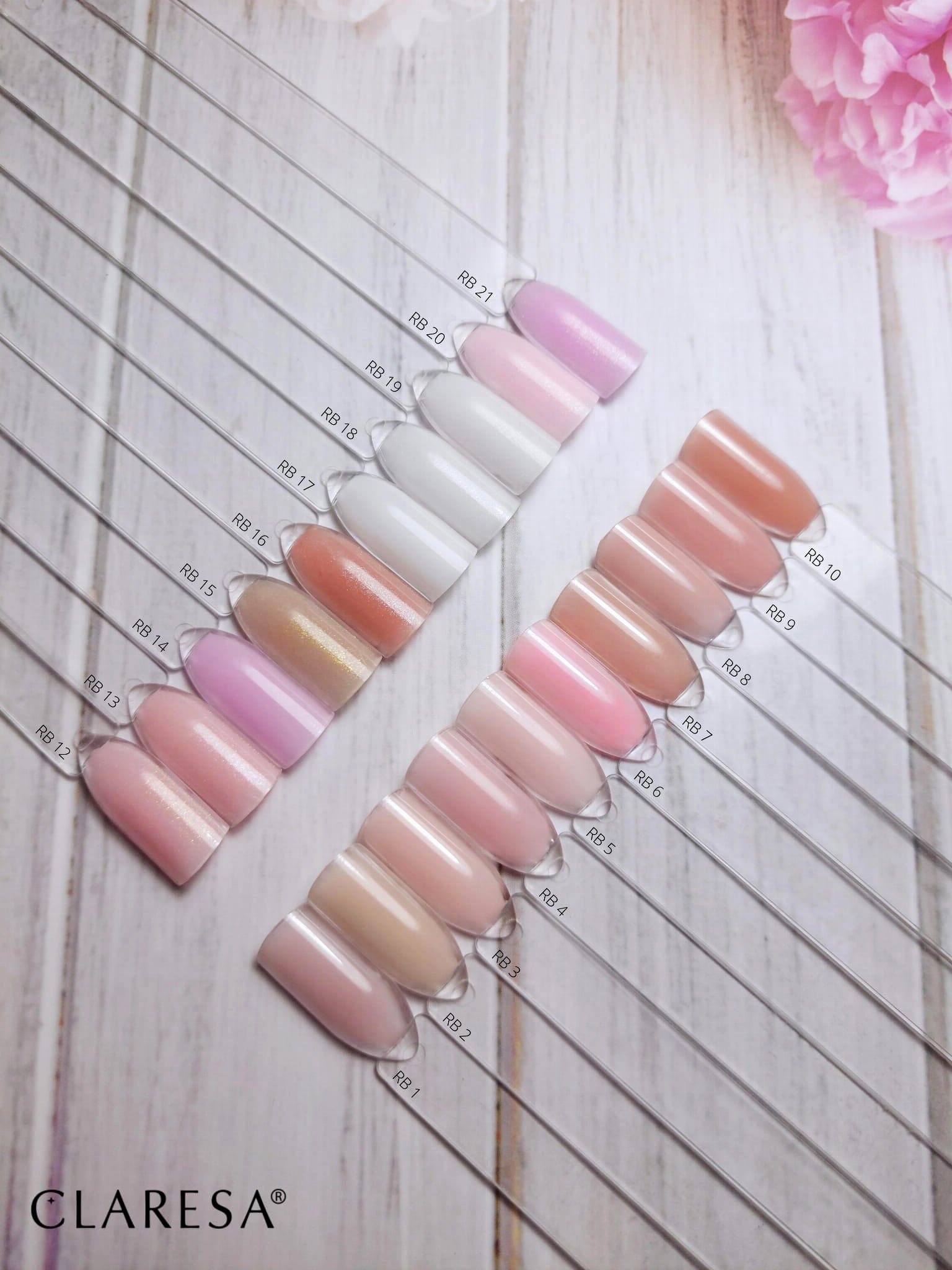 JustNails.pl JustNails Produkty do paznokci CLARESA Baza kauczukowa Rubber Base 11 5g Bazy