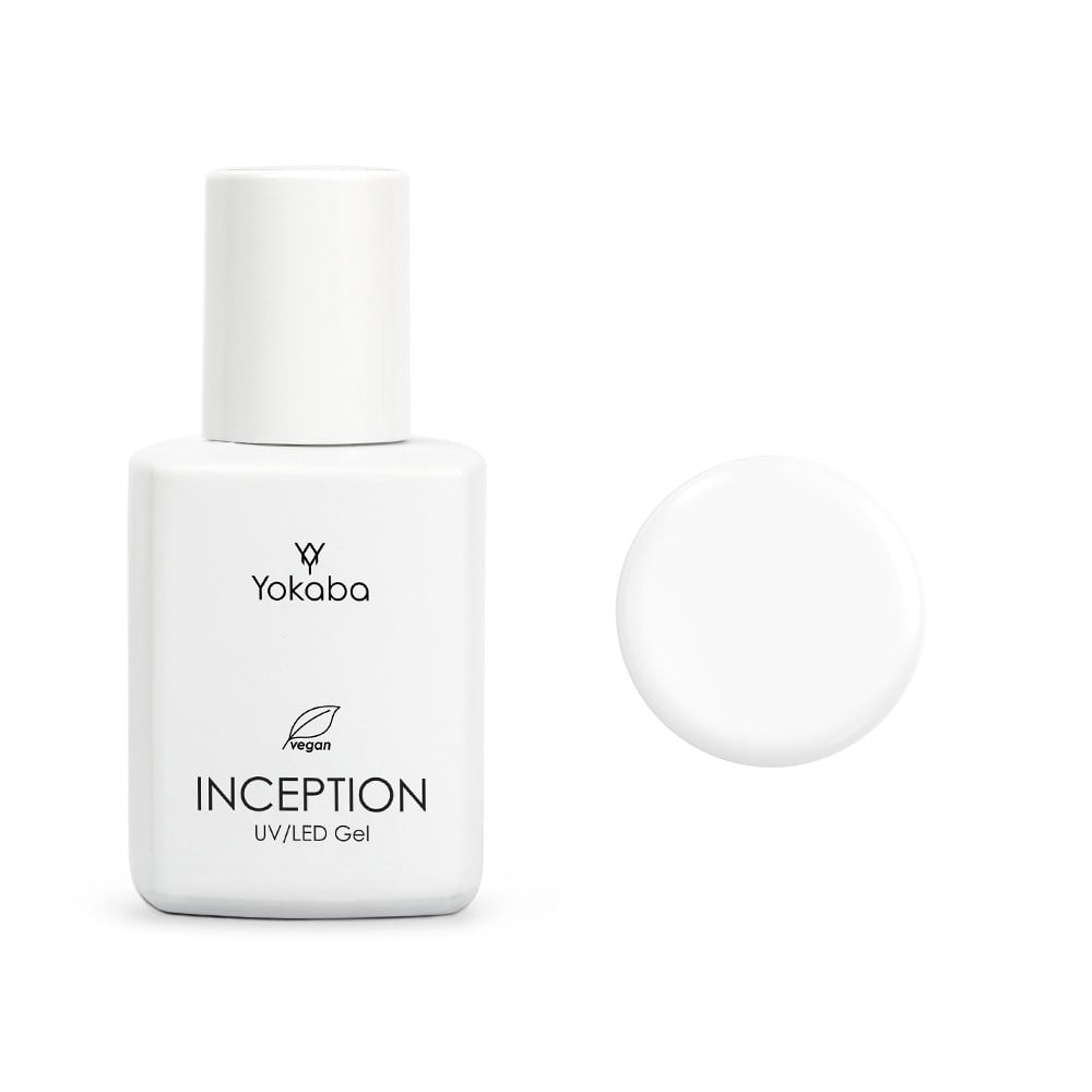 JustNails.pl Produkty do paznokci YOKABA Żel budujący w butelce Inception 04 Crystal White 30ml