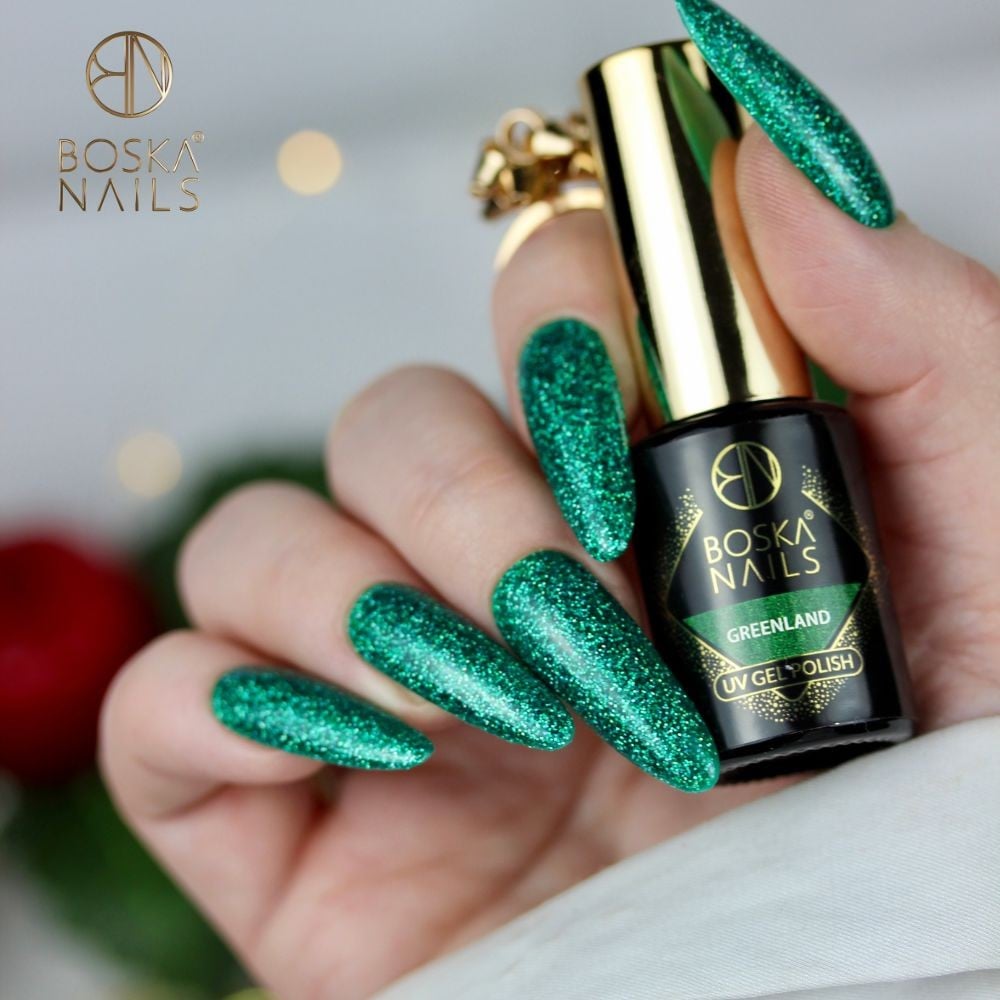 JustNails.pl Produkty do paznokci BOSKA NAILS Lakier hybrydowy Special Time No 448 Greenland 6ml
