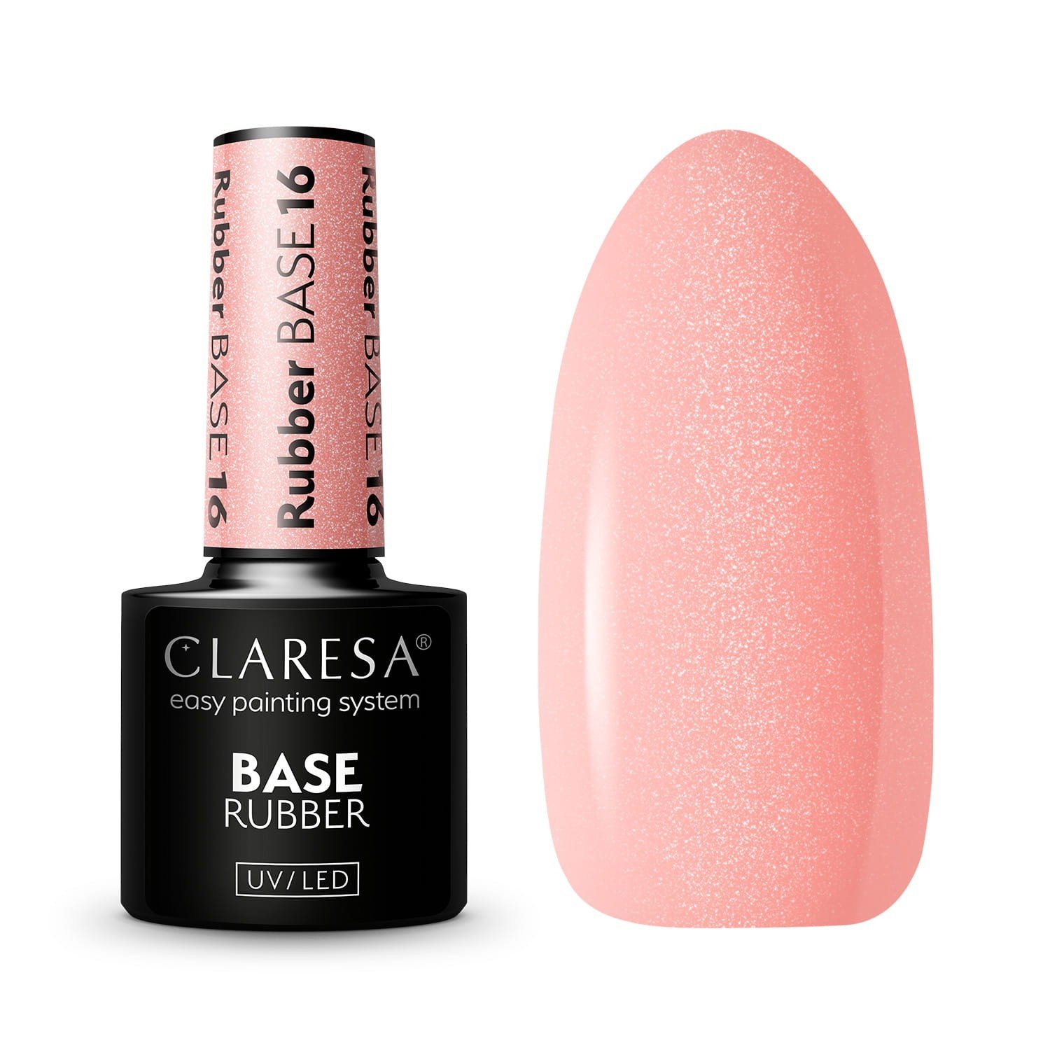 JustNails.pl JustNails Produkty do paznokci CLARESA Baza kauczukowa Rubber Base 16 5g Bazy