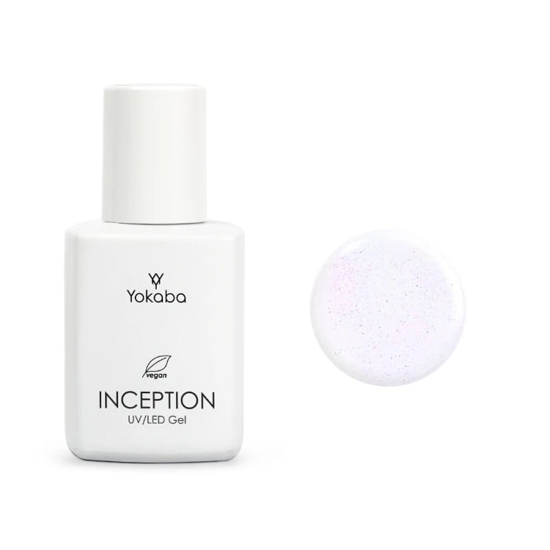 JustNails.pl Produkty do paznokci YOKABA Żel budujący w butelce Inception 11 Milky Sparkle 30ml