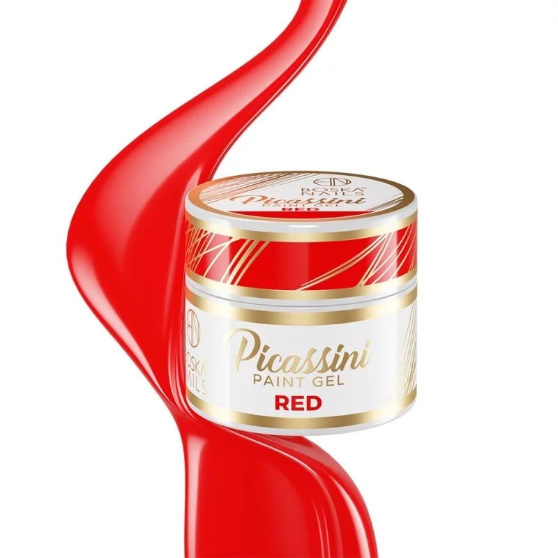 JustNails.pl Produkty do paznokci BOSKA NAILS Paint Gel Picassini Red 5ml