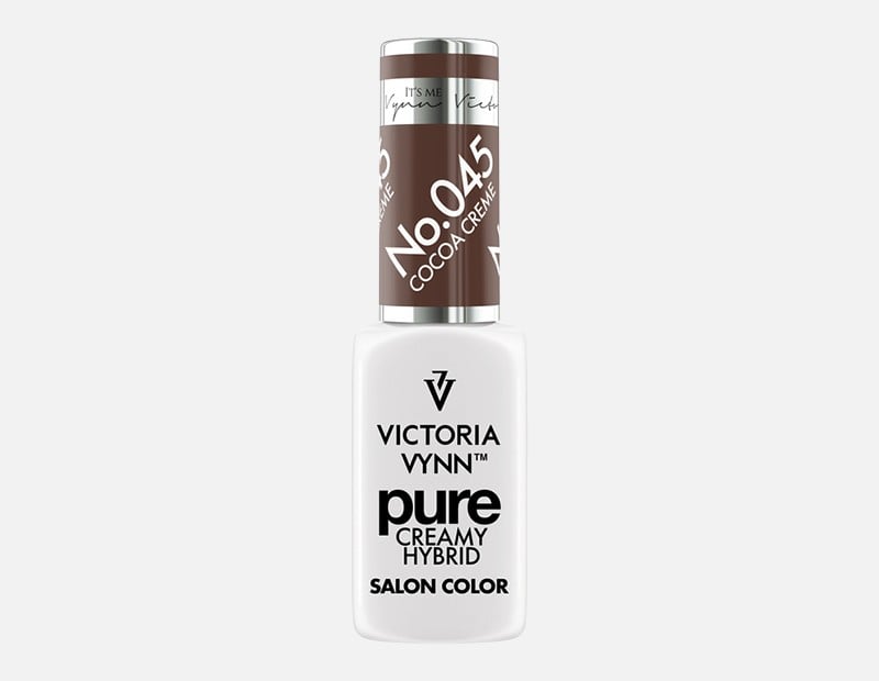 JustNails.pl VICTORIA VYNN Lakier hybrydowy Pure Creamy Hybrid 45 Cocoa Creme 8ml