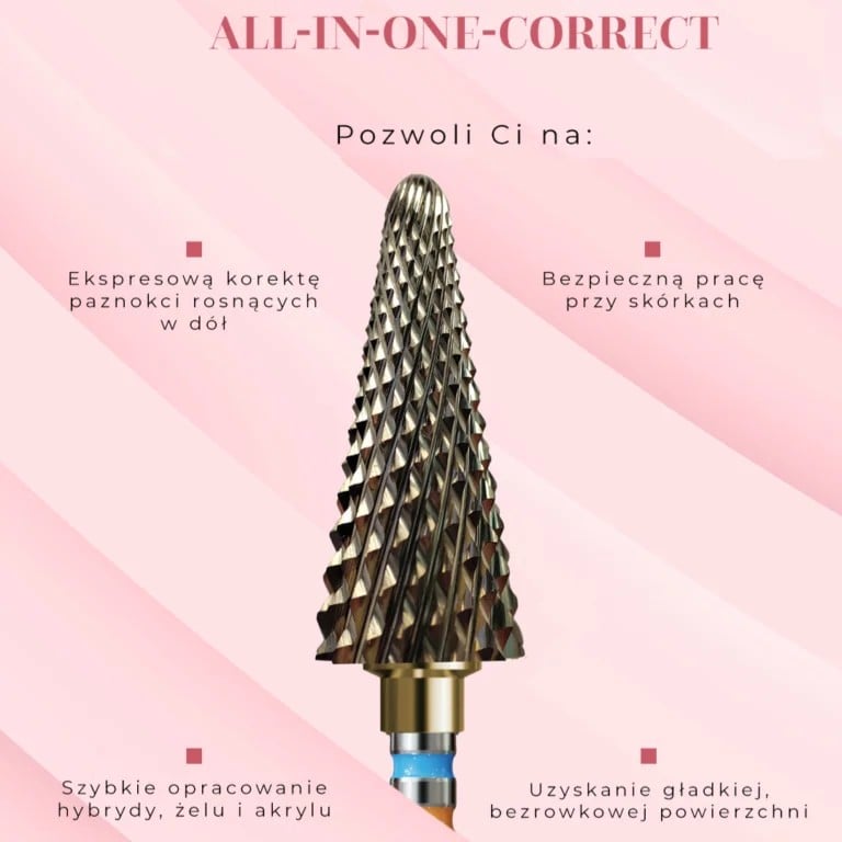 JustNails.pl Produkty do paznokci IQ NAILS ZRN-266RLX HP.060 All In One Correct by Matka Polka Hybrydowa