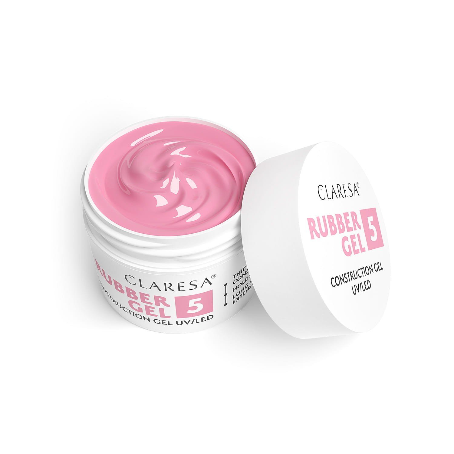JustNails.pl JustNails Produkty do paznokci CLARESA Żel budujący Rubber Gel 5 12g Żele budujące