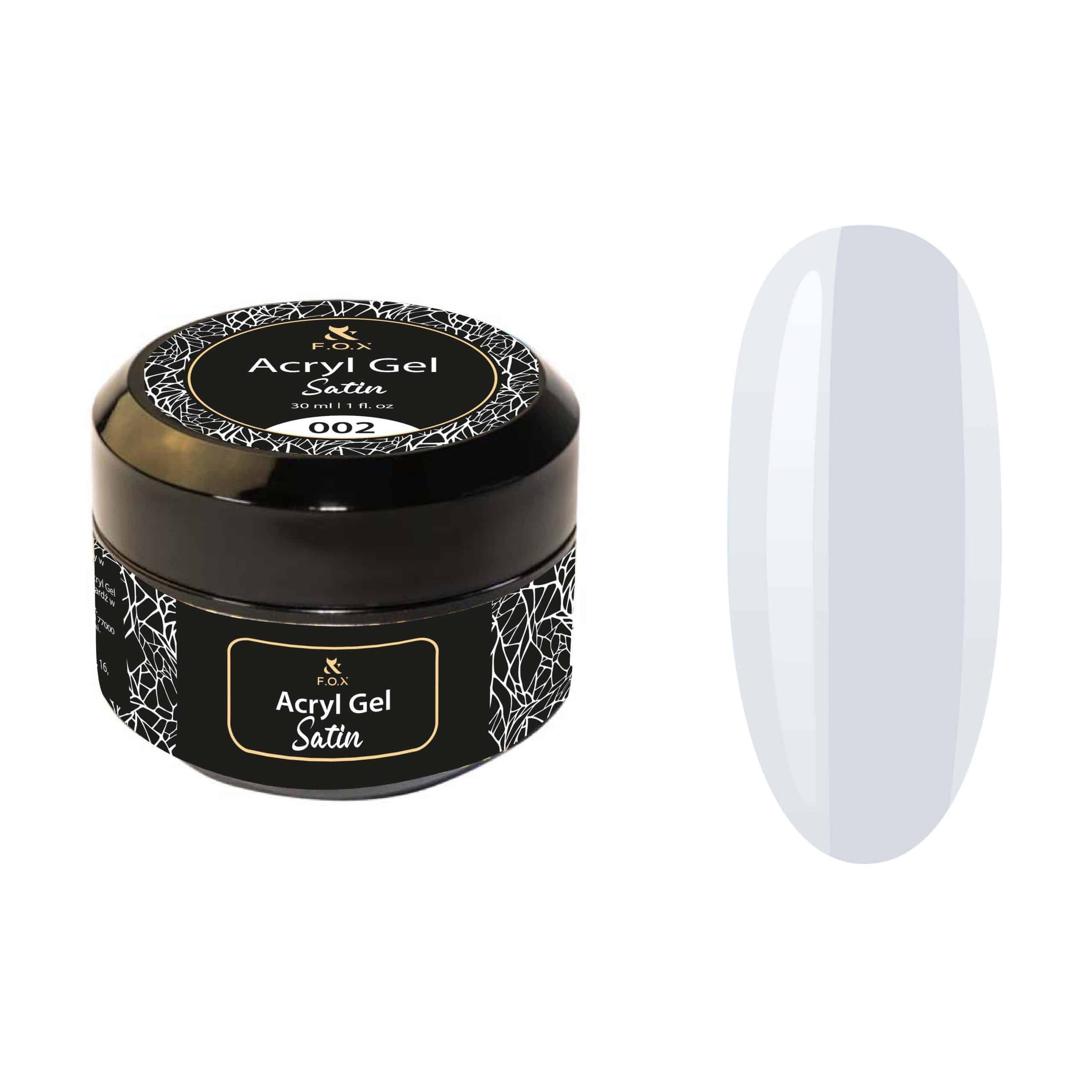 JustNails.pl Produkty do paznokci F.O.X Akrylożel Acryl Gel Satin 002 30ml