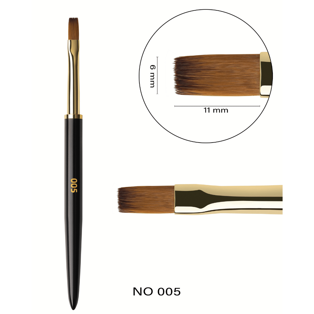 JustNails.pl Produkty do paznokci F.O.X Pędzelek Nail Art Brush 005 Flat