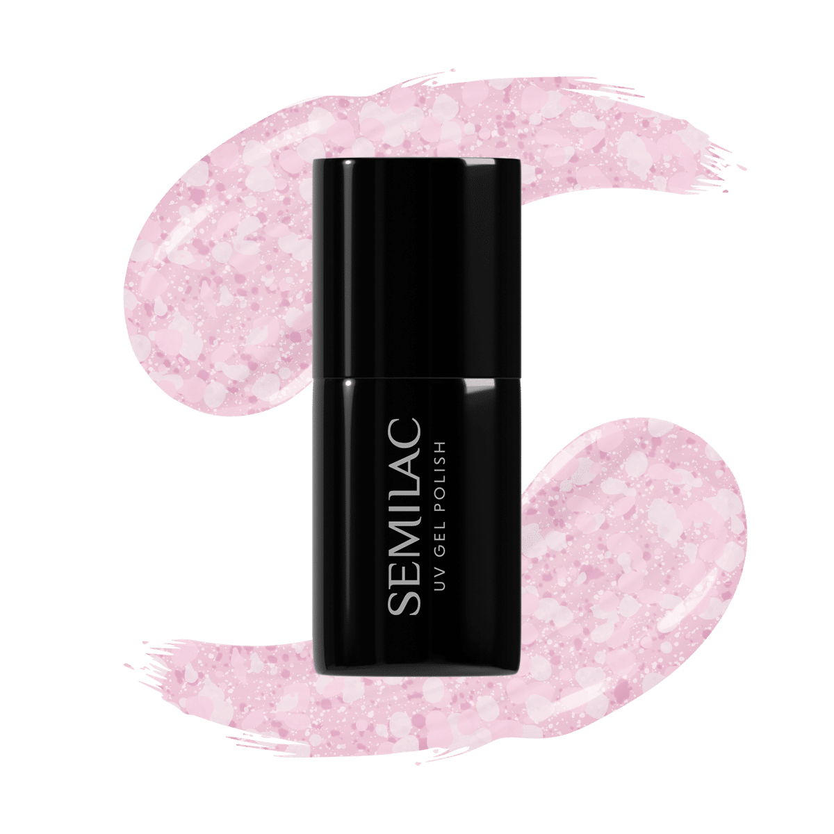 JustNails.pl Produkty do paznokci SEMILAC Lakier hybrydowy Crushed Ice 491 Strawberry Ice 7ml