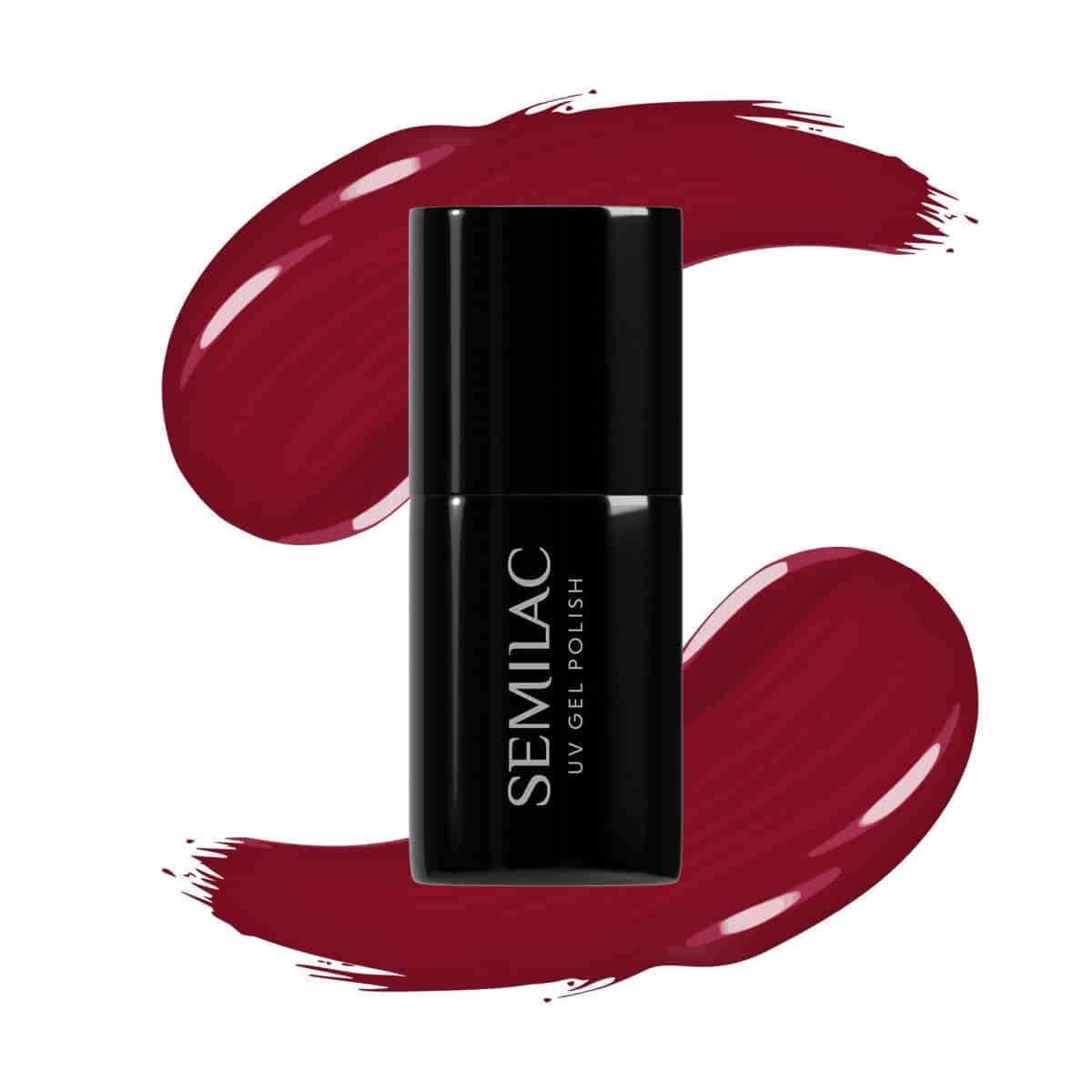 JustNails.pl Produkty do paznokci SEMILAC Lakier hybrydowy Winter Collection 592 Jelly Cherry 7ml