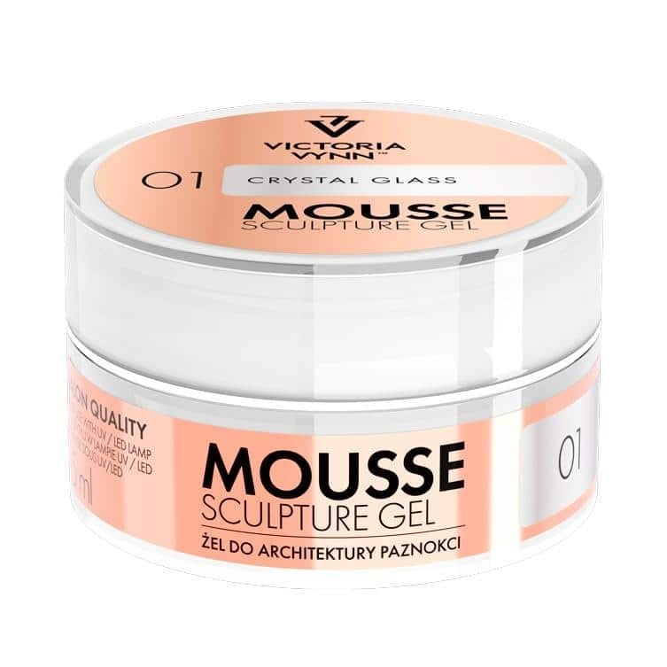 JustNails.pl JustNails Produkty do paznokci VICTORIA VYNN Żel budujący Mousse Sculpture Gel 01 Crystal Glass 15ml Żele budujące