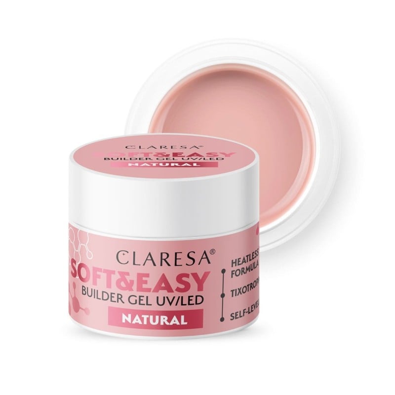 JustNails.pl JustNails Produkty do paznokci CLARESA Żel budujący Soft&Easy Natural 45g Żele budujące