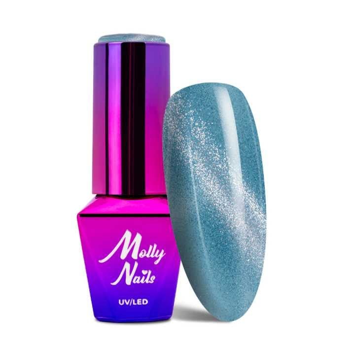 JustNails.pl MOLLY NAILS Lakier hybrydowy Cat Eye Womanity Maledives nr 446 8g JustNails.pl MOLLY NAILS Lakier hybrydowy Cat Eye Womanity Maledives nr 446 8g