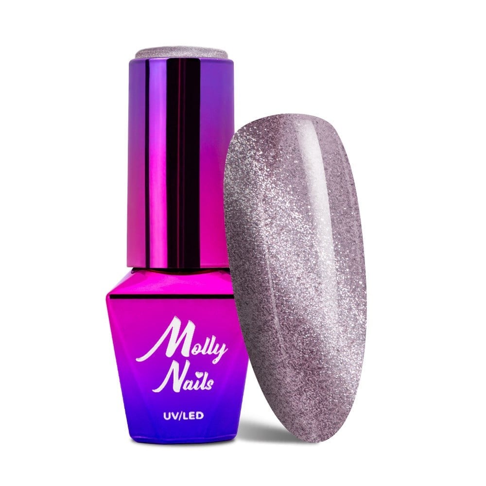 JustNails.pl MOLLY NAILS Lakier hybrydowy Cat Eye Womanity Steel nr 448 8g JustNails.pl MOLLY NAILS Lakier hybrydowy Cat Eye Womanity Steel nr 448 8g