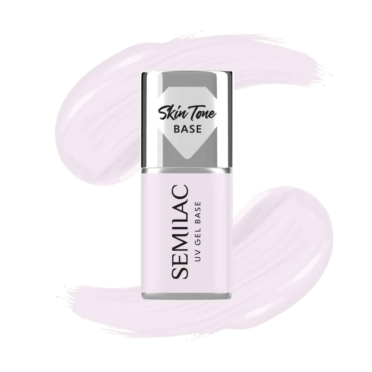 JustNails.pl JustNails SEMILAC Baza Skin Tone Cover Base Milky Pink 7ml