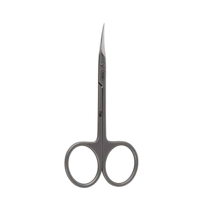 JustNails.pl JustNails MISTERO MILANO 7136 Nożyczki do skórek, zakrzywione ostrze 21mm