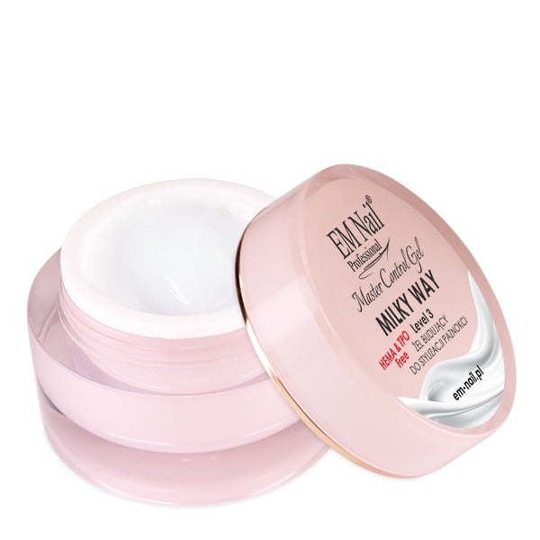 JustNails.pl JustNails EM NAIL Żel budujący Master Control Gel Level 3 Milky Way 30ml