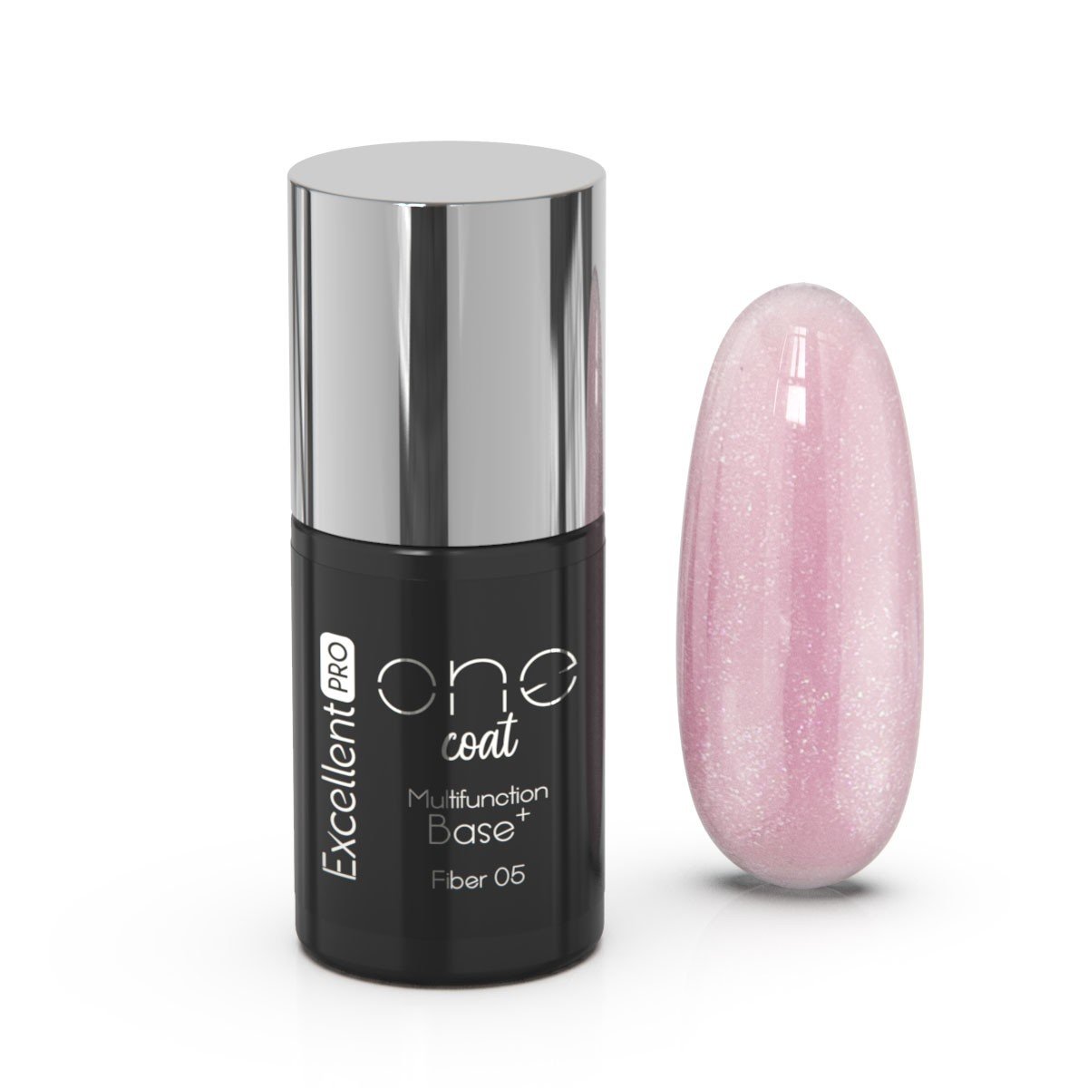 JustNails.pl JustNails Produkty do paznokci EXCELLENT PRO Baza z włóknami One Coat Base Multifunction Fiber 05 7g Bazy