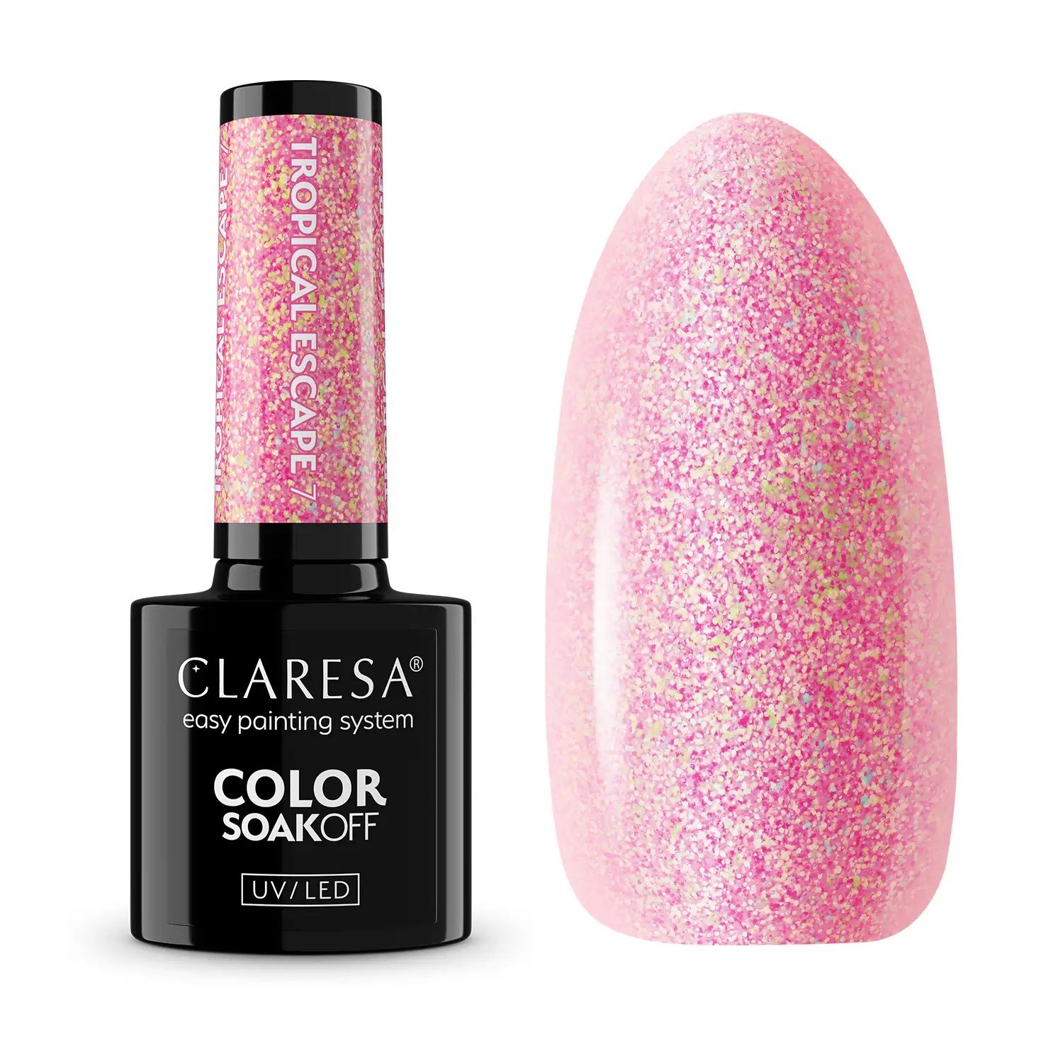 JustNails.pl JustNails Produkty do paznokci CLARESA Lakier hybrydowy Tropical Escape 7 5g