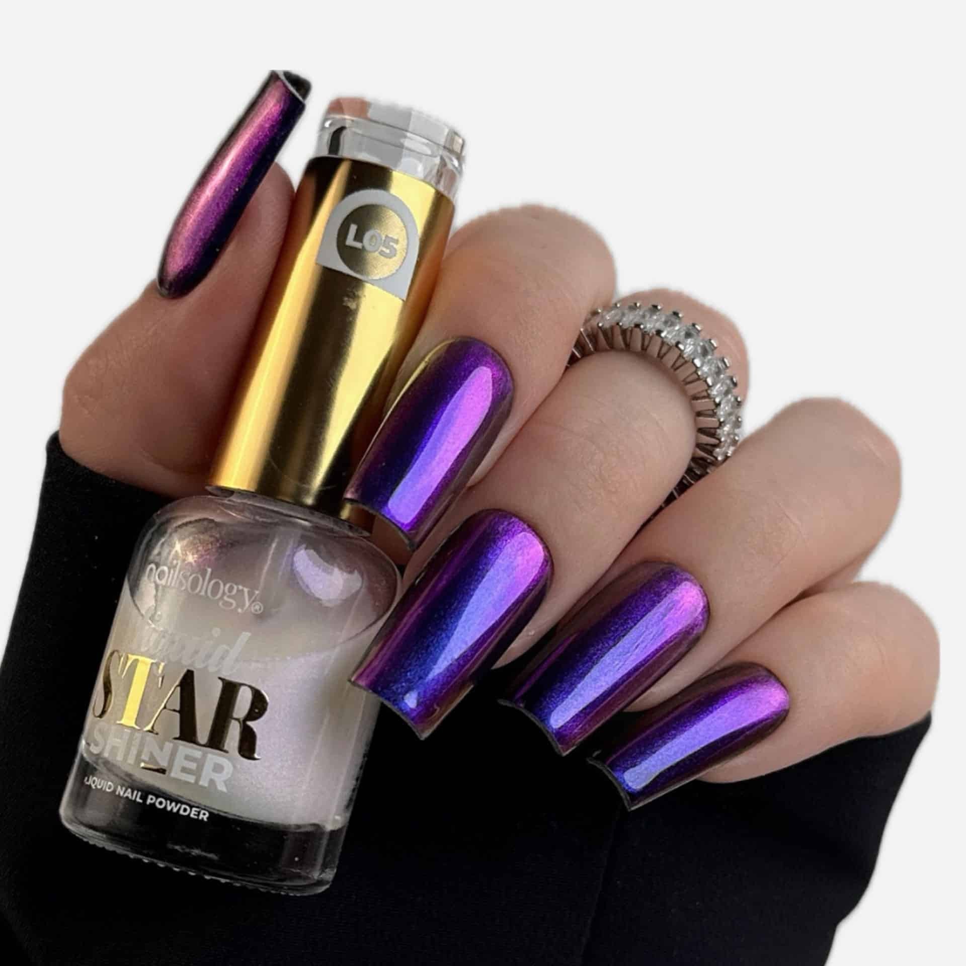 JustNails.pl Produkty do paznokci CLAVIER Pyłek w płynie Nailsology Liquid Star Shiner L05 Monoceros 8ml