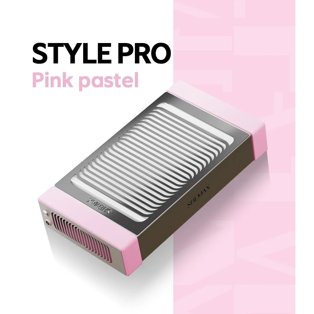 JustNails.pl JustNails SHEMAX Pochłaniacz pyłu do manicure Style Pro Pastel Pink