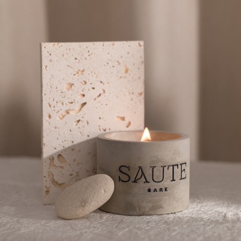 JustNails.pl JustNails SAUTE NAILS Świeca zapachowa Saute Care Scented Candle Secrets After Dark 8ml