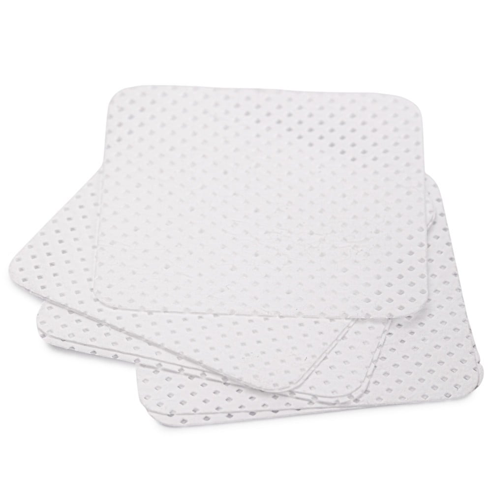 JustNails.pl JustNails MOLLY NAILS Waciki bezpyłowe perforowane 5x5 cm 200 szt. białe