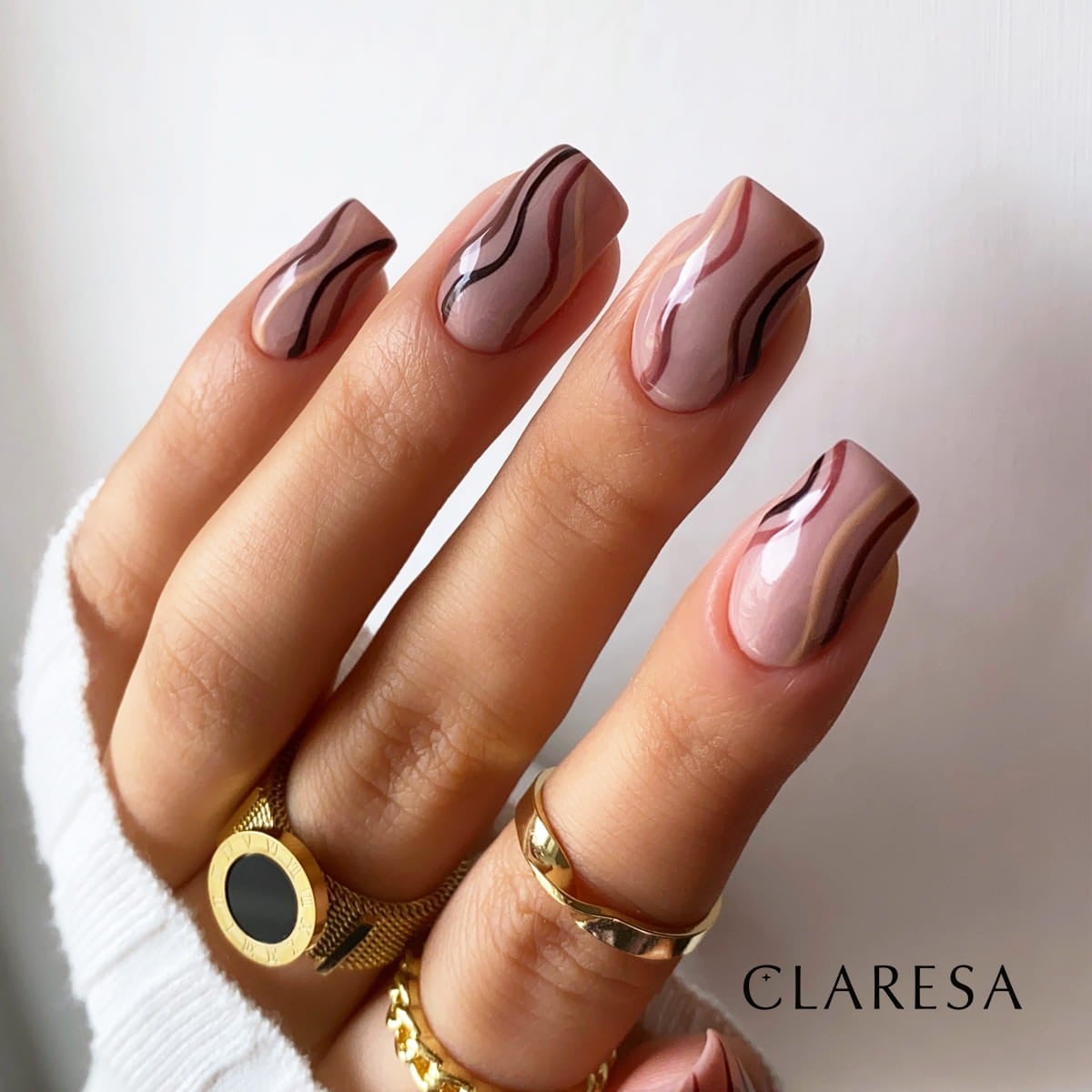 JustNails.pl JustNails Produkty do paznokci CLARESA Lakier hybrydowy Brown 304 5g Lakiery hybrydowe