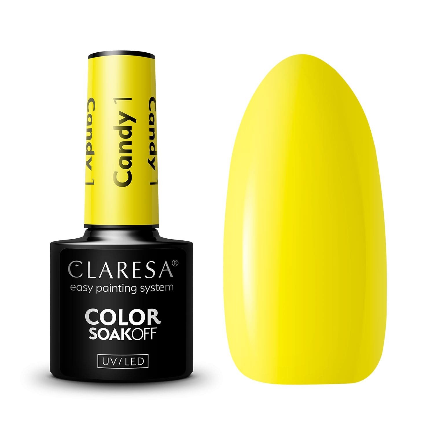 JustNails.pl JustNails Produkty do paznokci CLARESA Lakier hybrydowy Candy 1 5g Lakiery hybrydowe
