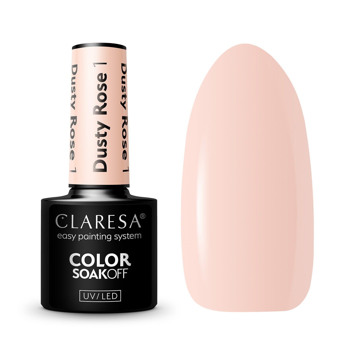 JustNails.pl JustNails Produkty do paznokci CLARESA Lakier hybrydowy Dusty Rose 1 5g Lakiery hybrydowe