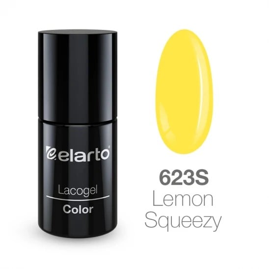 JustNails.pl JustNails Produkty do paznokci ELARTO Lakier hybrydowy Crazy Citrus 623S Lemon Squeezy 7ml Lakiery hybrydowe