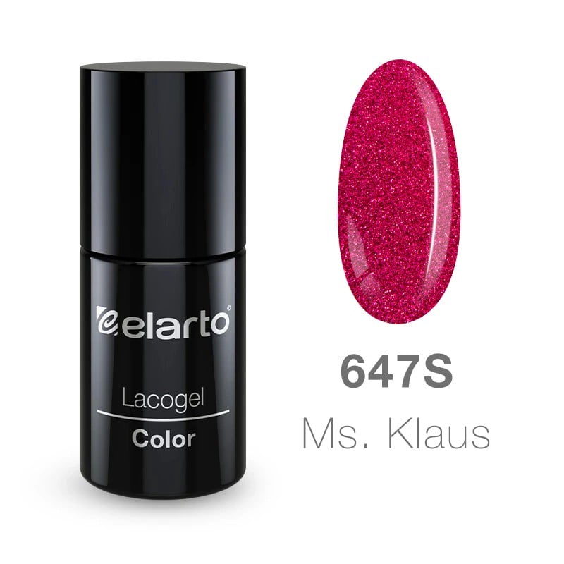 JustNails.pl JustNails Produkty do paznokci ELARTO Lakier hybrydowy Winter Wonderland 647S Ms. Klaus 7ml Lakiery hybrydowe